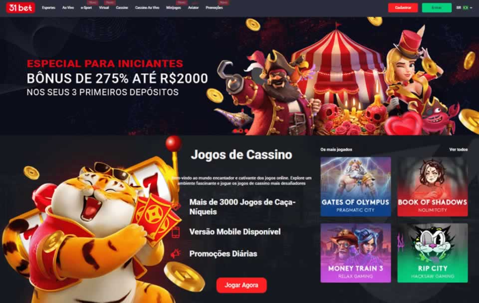 Para se registrar e poder fazer apostas no Lolo.bet Casino, você deve ter pelo menos 18 anos. Esta é apenas uma das medidas tomadas pelas operadoras para garantir uma experiência saudável ao cliente. Descobri que o jogo responsável é um tema que os operadores levam a sério. Neste site você encontrará orientações sobre como identificar os sinais de que o jogo está se tornando um comportamento compulsivo, o que infelizmente acontece com algumas pessoas.